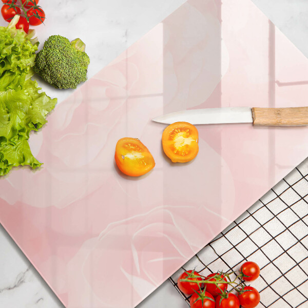 Induction hob protector Pastel background roses