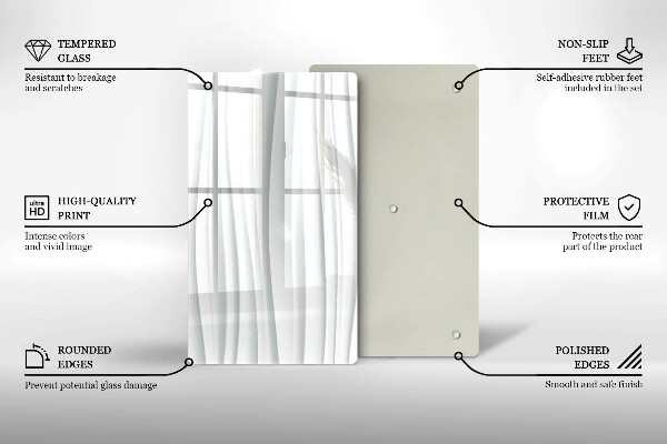 Induction hob protector Modern structure