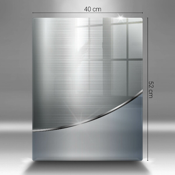 Induction hob protector Pattern metal abstraction