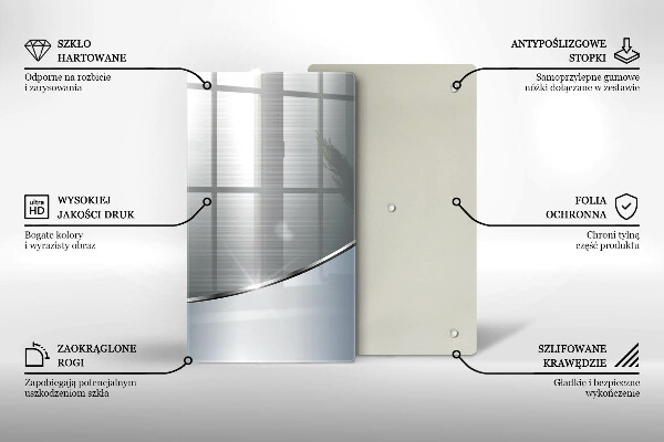 Induction hob protector Pattern metal abstraction