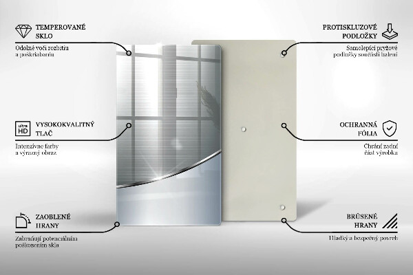 Induction hob protector Pattern metal abstraction