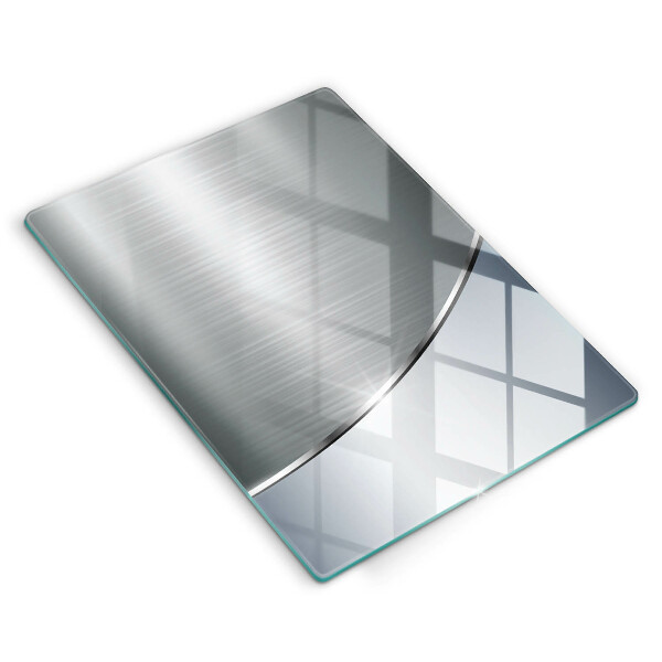 Induction hob protector Pattern metal abstraction