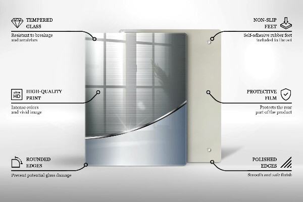 Induction hob protector Pattern metal abstraction