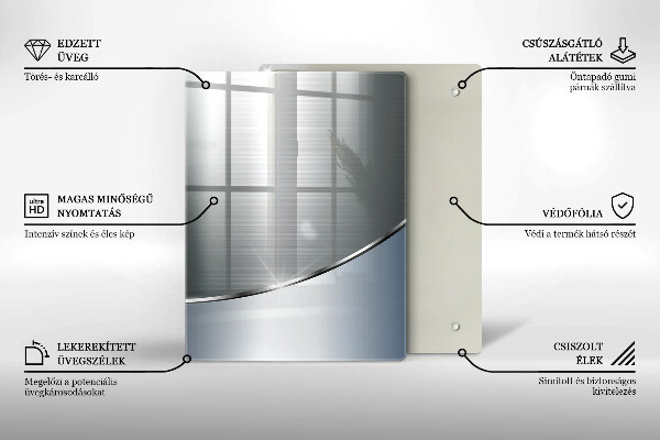 Induction hob protector Pattern metal abstraction