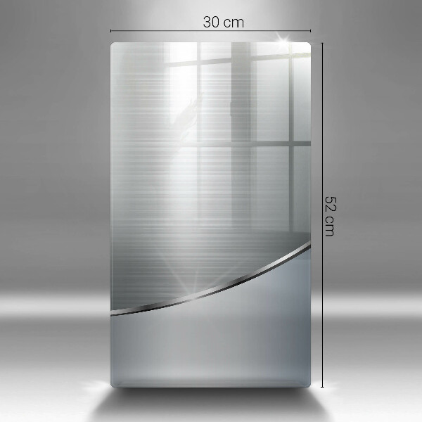 Induction hob protector Pattern metal abstraction