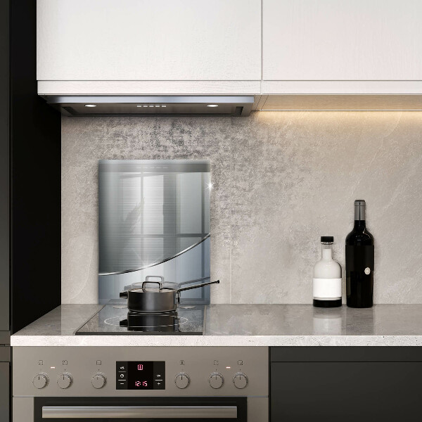 Induction hob protector Pattern metal abstraction