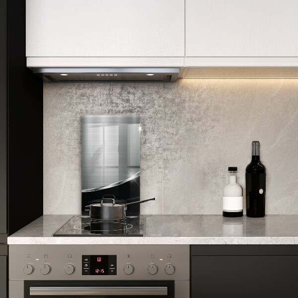 Kitchen countertop cover Abstraction with metal