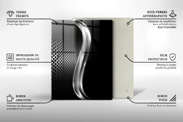 Induction hob protector Metal structure