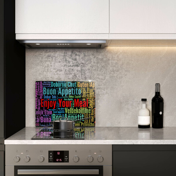 Worktop saver Enjoy your meal transcriptions