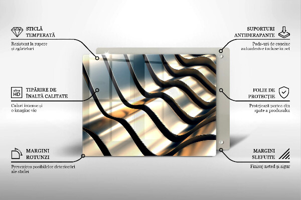 Worktop saver 3D metal shapes