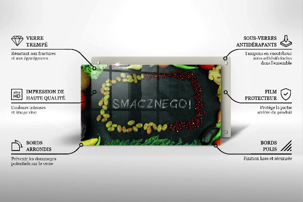 Worktop saver The inscription Tasty!