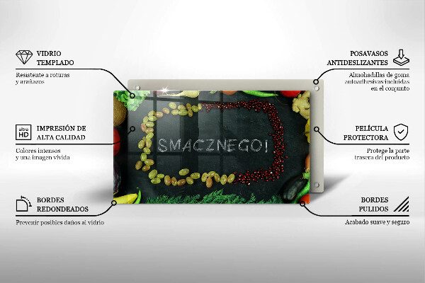 Worktop saver The inscription Tasty!