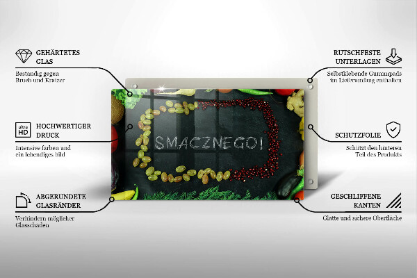 Worktop saver The inscription Tasty!