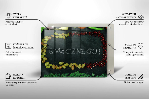 Worktop saver The inscription Tasty!