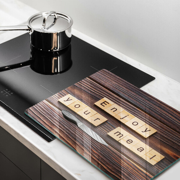 Worktop saver The inscription Enjoy Your Meal
