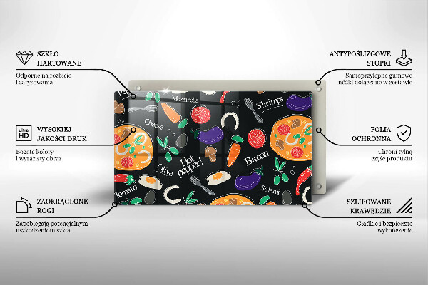 Worktop saver Food illustration