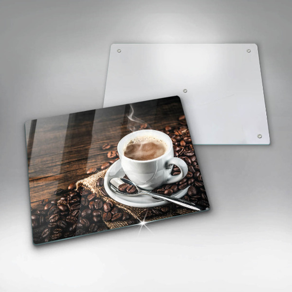 Kitchen worktop saver Cup and coffee beans