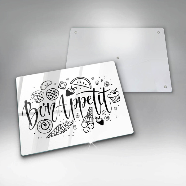 Kitchen worktop saver The inscription Bon Appetit