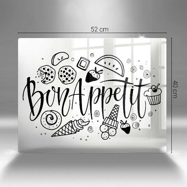 Kitchen worktop saver The inscription Bon Appetit