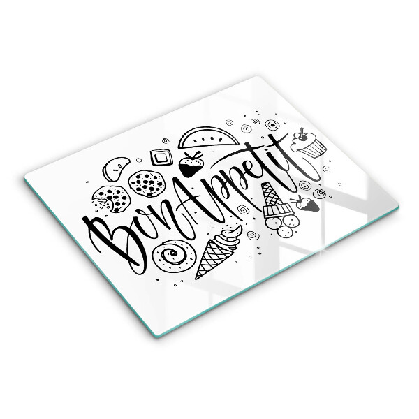 Kitchen worktop saver The inscription Bon Appetit