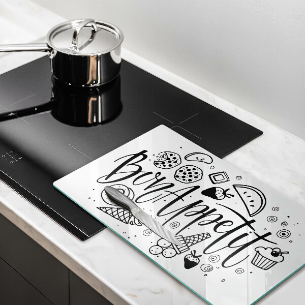 Kitchen worktop saver The inscription Bon Appetit
