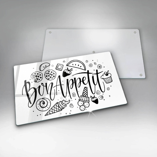 Kitchen worktop saver The inscription Bon Appetit