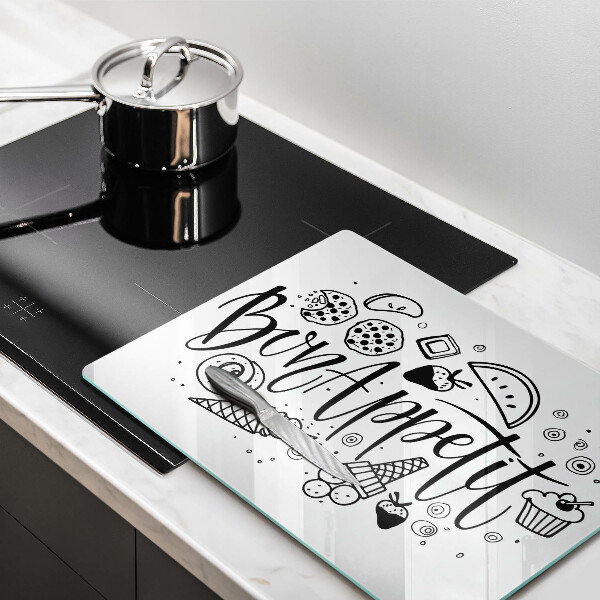 Kitchen worktop saver The inscription Bon Appetit