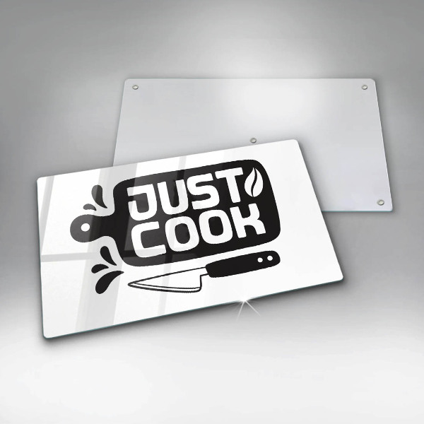 Worktop saver Kitchen inscription Just Cook