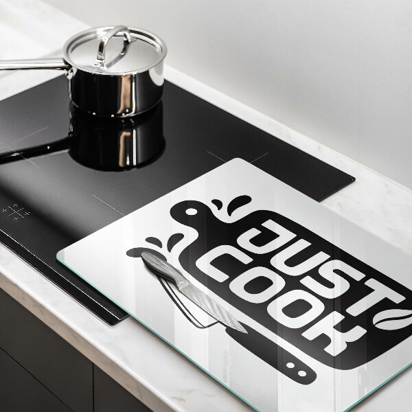 Worktop saver Kitchen inscription Just Cook