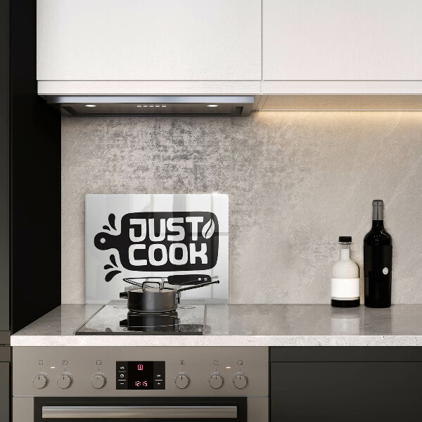 Worktop saver Kitchen inscription Just Cook