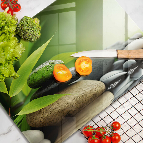 Kitchen worktop saver Zen bamboo stones