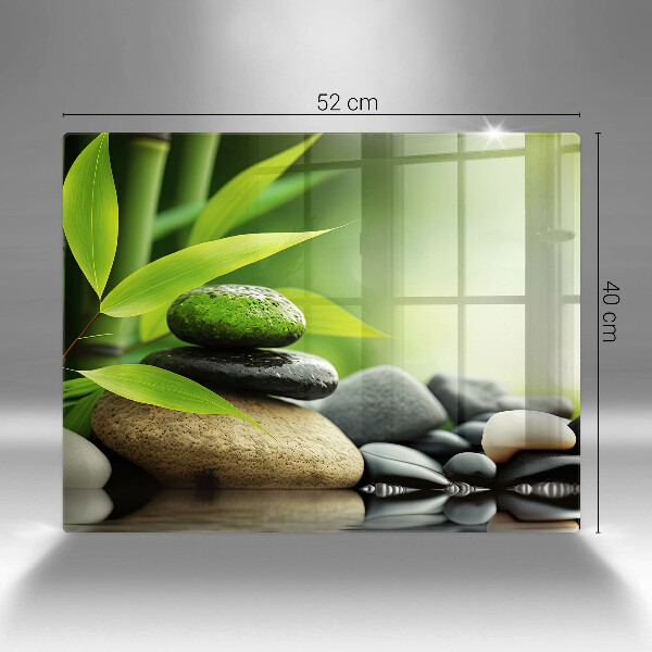 Kitchen worktop saver Zen bamboo stones