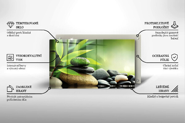 Kitchen worktop saver Zen bamboo stones