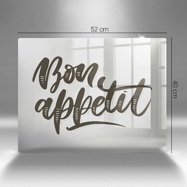 Kitchen worktop saver The inscription Bon Appetit