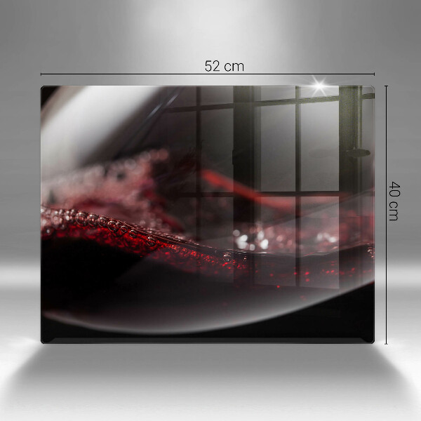 Kitchen worktop saver Red wine glass