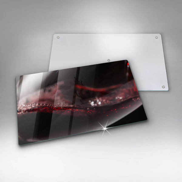 Kitchen worktop saver Red wine glass