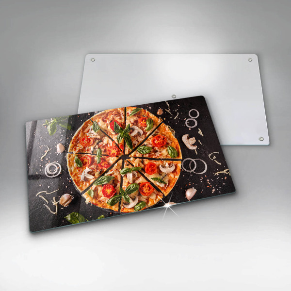Kitchen worktop saver Pizza with mushrooms