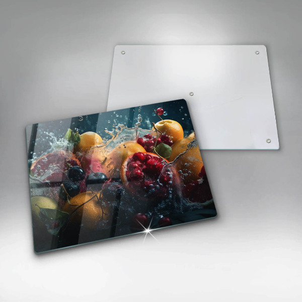 Kitchen worktop saver Fruits in water