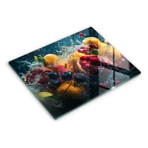 Kitchen worktop saver Fruits in water