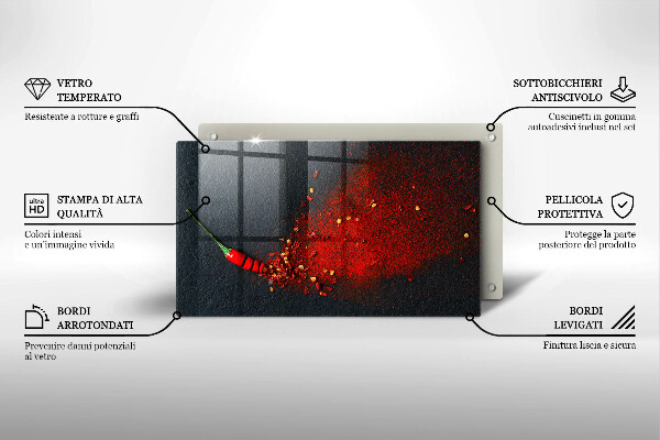 Worktop saver Chilli pepper