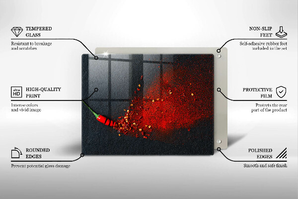 Worktop saver Chilli pepper