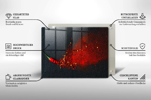 Worktop saver Chilli pepper