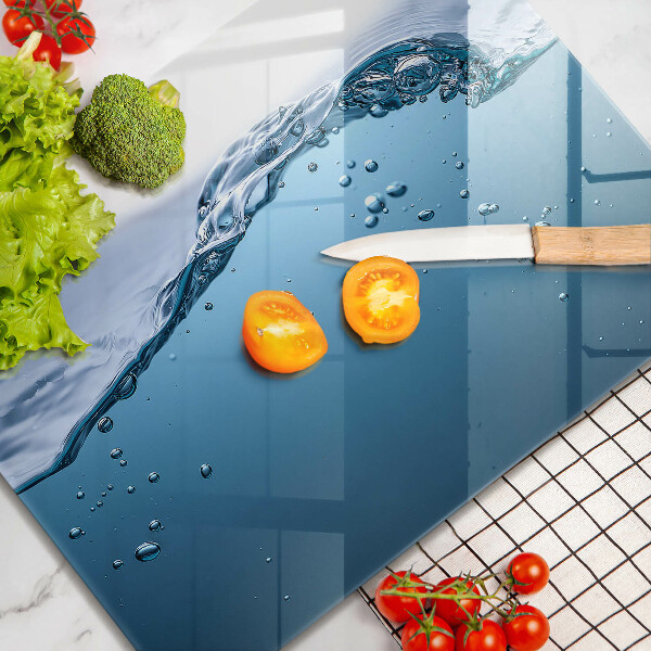 Kitchen worktop saver Blue water