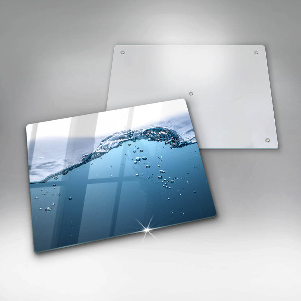 Kitchen worktop saver Blue water