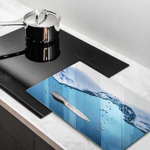 Kitchen worktop saver Blue water