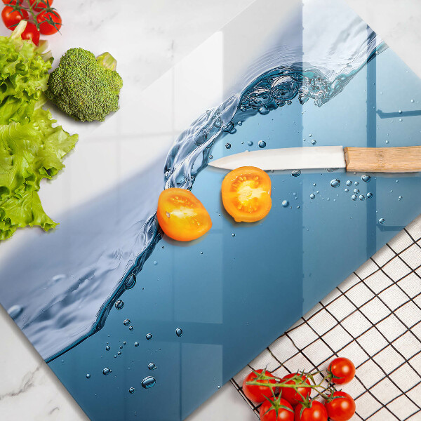 Kitchen worktop saver Blue water