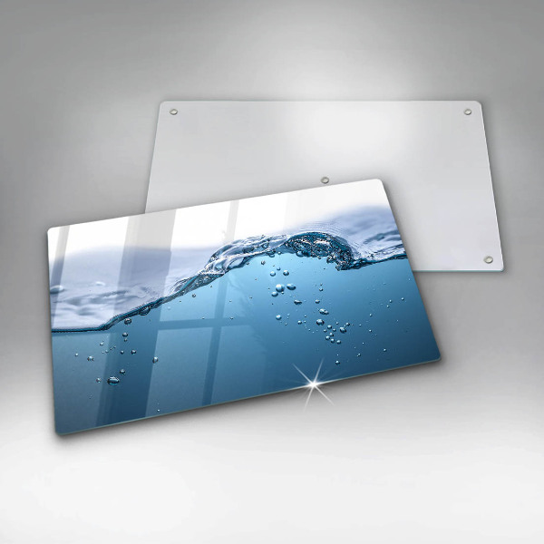 Kitchen worktop saver Blue water