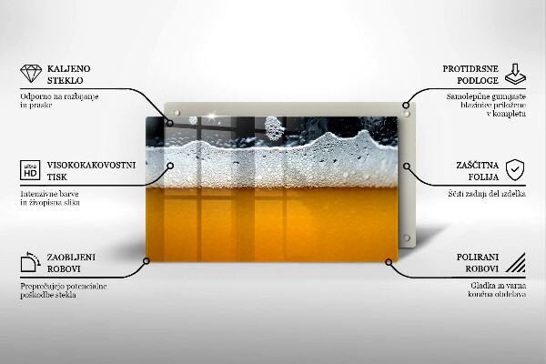 Kitchen worktop saver Beer drink foam
