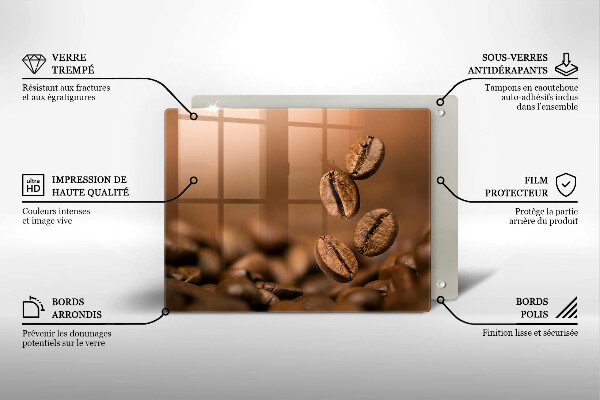 Kitchen worktop saver Coffee beans