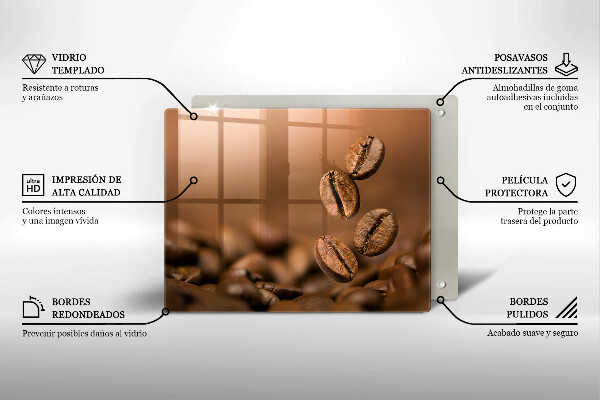 Kitchen worktop saver Coffee beans